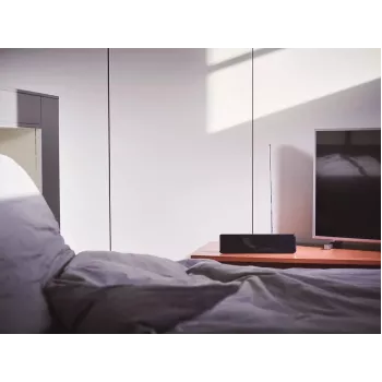 Antenă TV de interior Philips SDV5225/12 cu amplificare reglabilă, cablu coaxial 1,8 m, 75 Ohm, filtru 3G/4G, DVB-T/T2