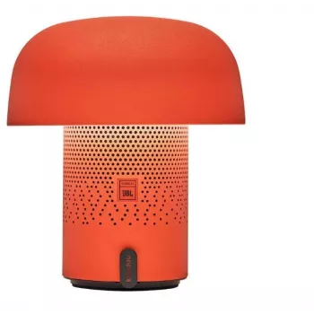 Boxă portabilă Bluetooth KOODUU Sensa Play cu lampă LED RGB reglabilă, protecție la stropire IPX4, împerechere TWS, USB-C, portocaliu