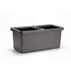 URBALIVE BERBERIS DUO Self-Watering Planter 78 x 39 cm Grey