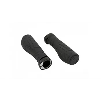 Mânere ergonomice pentru bicicletă Author Rankenos AGR Ergo R20-E GripLock, 135 mm, negru
