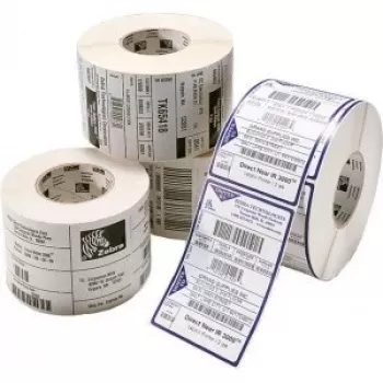 Rolă de etichete din hârtie termică directă Zebra Z-Perform 1000D - 25,4 x 50,8 mm, adeziv permanent, 2580 etichete
