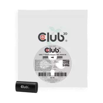 Adaptor Club 3D USB-C mamă 40G 240W 8K60Hz