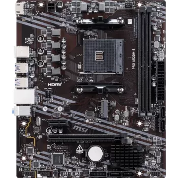 Placă de bază MSI PRO A520M-S AM4 Micro-ATX, AMD A520, DDR4, HDMI, LAN Gigabit