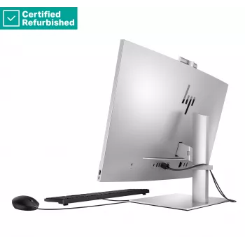 RENEW SILVER HP Elite 870 G9 AIO All-In-One 27 - i9-14900, 64 GB, 2 TB SSD, 27 QHD Non-Touch AG, reglabil pe înălțime, mouse USB, Win 11 Pro, 1 an