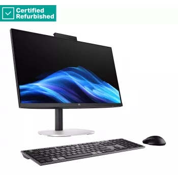 RENEW SILVER HP ProStudio 4 AIO All-In-One 24 - Ultra 5-235, 32 GB, 512 GB SSD, 23.8 FHD Touch AG, reglabil pe înălțime, mouse USB, Win 11 Pro, 1 an