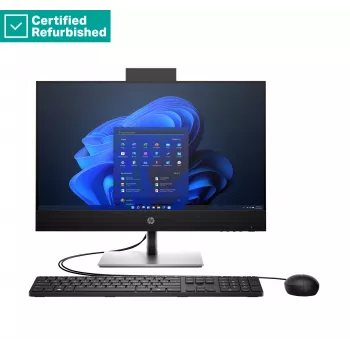 RENEW SILVER HP Pro 440 G9 AIO All-In-One - i5-14500T, 16 GB, 512 GB SSD, 23.8 FHD Non-Touch AG, reglabil pe înălțime, DVD-RW, mouse USB, Win 11 Pro, 1 an