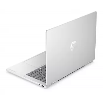 HP OmniBook 5 Flip NG AI 14-km0001nnx - Ultra 7 355, 32GB LPDDR5X 7467 on-board, 512GB, Touch/14.0 inch 2K (1920x1200) OLED, Glacier Silver DF+ AI logo - 5MP IR TNR, fără adaptor AC 65W, Win 11 Home, 1 an