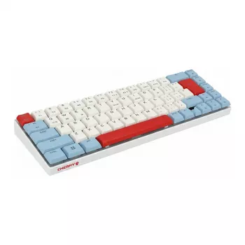 Cherry TAS MX-LP 2.1 Tastatură wireless compactă layout DE alb