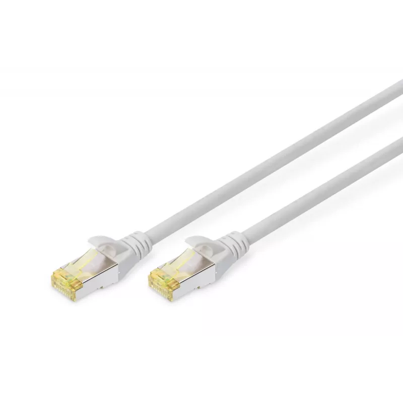 Cablu patch DIGITUS CAT6A S/FTP, 0,5 m, gri