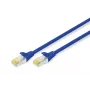 Cablu patch DIGITUS - CAT6a - S/FTP - Snagless - Cu - 3 m - albastru