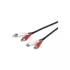 Cablu audio Microconnect AUDCH3 3 m 2 x RCA negru