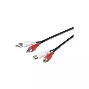 Cablu audio Microconnect AUDCH3 3 m 2 x RCA negru