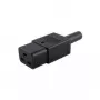 Cablu de alimentare Microconnect C19PLUG negru cuplaj C19