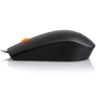 Mouse cu fir USB ambidextru Lenovo GX30M41577 optic, conexiune USB, design ambidextru