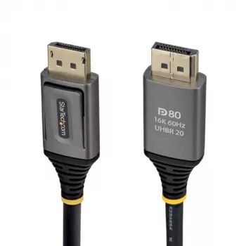 StarTech.com 2 m DisplayPort 2.1 Cable, DP80, Male to Male (DP21V-2M-DP80-CABLE)