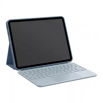 INATECK husă cu tastatură pentru iPad 10 QWERTZ albastru