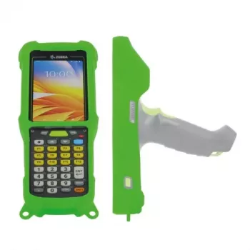 Husă robustă din silicon Mobilis pentru Zebra MC9400 MC9450 verde de siguranță 802C
