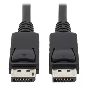 EATON Tripp Lite Series Cablu DisplayPort cu conectori cu blocare, 4K 60 Hz (M/M), negru, 10 ft. (3,05 m)
