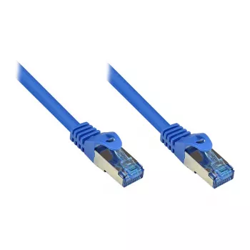 GoodConnections RNS® cablu patch cu protecție la îndoire, Cat.6A, S/FTP, PiMF, fără halogen, 500MHz, albastru, 2m