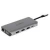 Adaptor docking USB-C PLUSONIC 8 în 1 - gri spațial