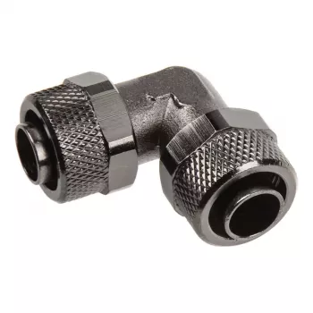 Adaptor 90° 13/10mm la 13/10mm - nichel negru
