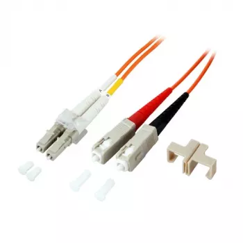 EFB-Elektronik Jumper duplex LC-SC OM1 62.5/125µm 3m portocaliu LSZH cablu patch fibră optică