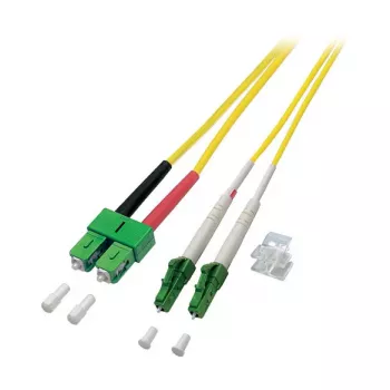 EFB Cablu patch duplex LC/APC-SC/APC OS2 G652D 10m LSZH 2mm galben