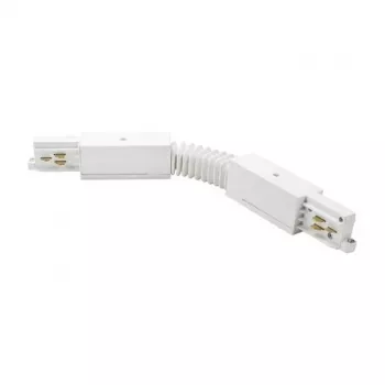 Brumberg 87131070 Conector flexibil șină trifazică ONETRACK DALI/comutabil alb