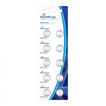 MEDIARANGE MRBAT113 Baterie pastilă alcalină LR44 1,5V (pachet de 10) blister