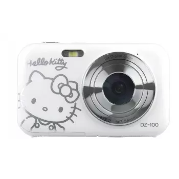 Cameră digitală Yashica DZ-100 Hello Kitty albă