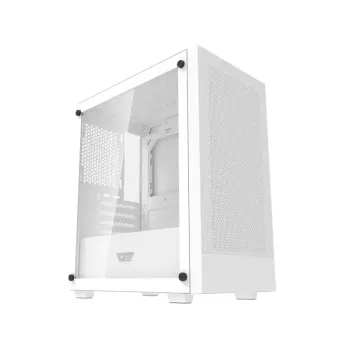Carcasă PC Mini Tower Darkflash M305 albă (fără ventilatoare)