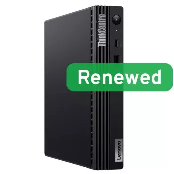 PC desktop Lenovo ThinkCentre M70q Tiny, Intel Core i5-10400T, 8 GB RAM, 256 GB SSD, Intel UHD Graphics 630, Windows 11 Pro, recondiționat Grade B