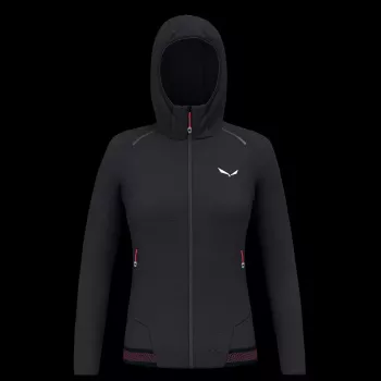 Jachetă fleece damă Salewa Pedroc Polartec HD, Black Out
