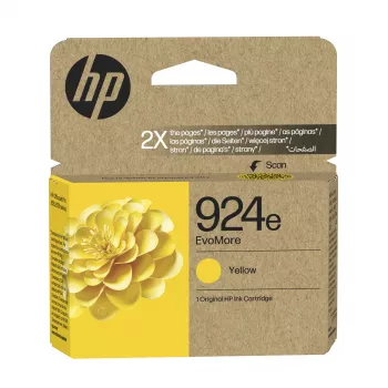 Cartuș de cerneală original HP 924e EvoMore galben