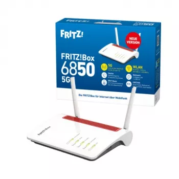 Router 5G/LTE FRITZ!Box 6850 5G v2 cu Wi-Fi 5, Mesh, DECT