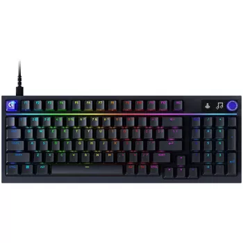 Tastatură gaming Logitech G316 X 98, layout maghiar, neagră, cu fir, Lightsync RGB