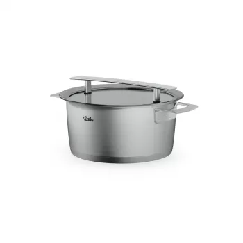 Oală de gătit Fissler Phi Collection cu capac din sticlă 24 cm, 5,1 litri