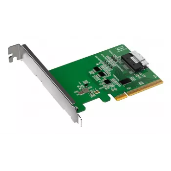 Placă adaptor ICY DOCK EXLink MB409A4 SlimSAS 8i la PCIe 4.0 x8 cu Redriver