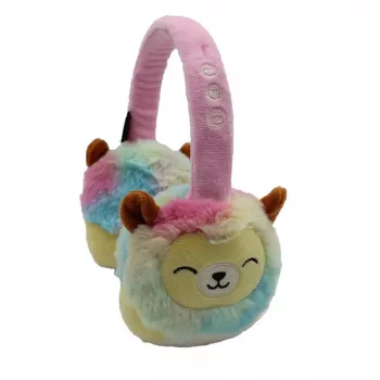 Căști Bluetooth pentru copii LAZERBUILT Squishmallows, On-Ear, wireless, Leonard The Lion, HMSQM-BT-LEONARD