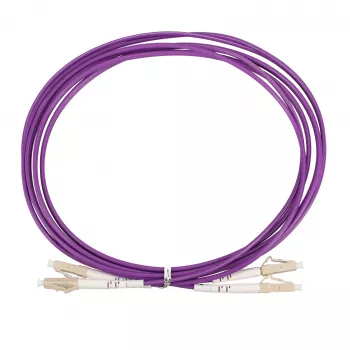 Cablu patch Extralink LC/UPC la LC/UPC, multimod OM4 duplex, 3,0 mm, 3 m