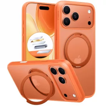 Husă MagSafe TORRAS Ostand Pro pentru iPhone 17 Pro Max - Energy Orange