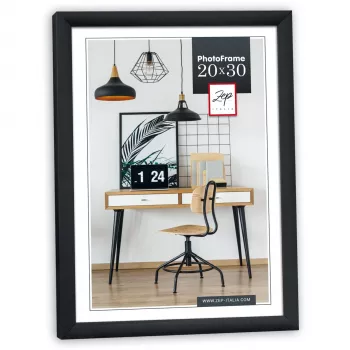 Ramă foto din plastic ZEP New Easy, neagră, 20x25 cm, KB12