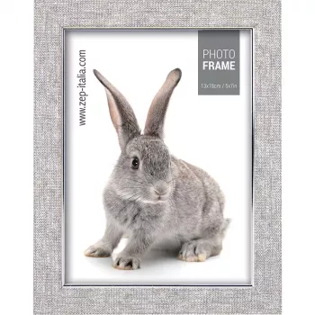 Ramă foto din plastic ZEP Doneck B, 13x18, albă, AZ157