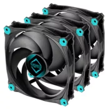 Set de 3 ventilatoare carcasă Iceberg Thermal IceGALE Silent 120mm negru