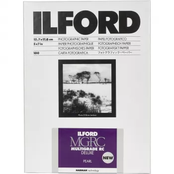 Hârtie fotografică ILFORD Multigrade RC Deluxe 44M 13x18 cm, 100 coli