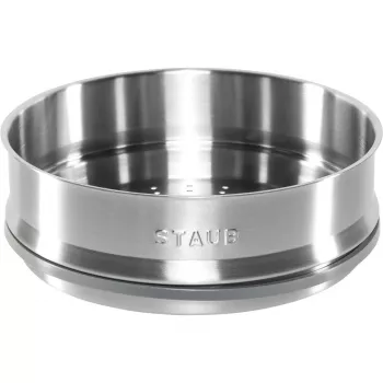 Staub 26 cm inserție pentru abur, fontă emailată, albastru închis
