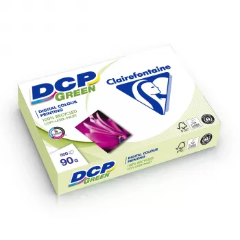 Hârtie reciclată Clairefontaine DCP Green 90 g/mp A4, 500 coli