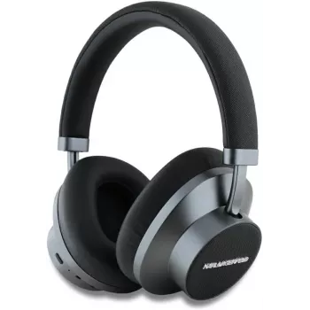 Karl Lagerfeld Saffiano Metal Logo Căști Bluetooth on-ear wireless negre