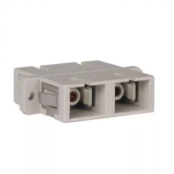 Cuplaj pentru fibră optică Tripp Duplex MMF/SMF multimod monomod SC/SC - cuplaj de rețea - SC multimod (bej)