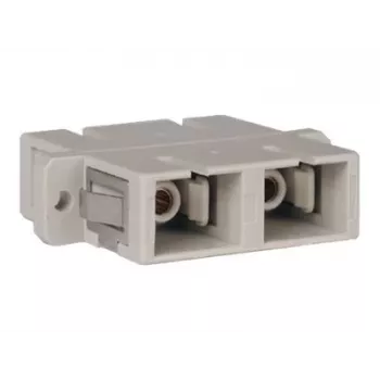 Cuplaj pentru fibră optică Tripp Duplex MMF/SMF multimod monomod SC/SC - cuplaj de rețea - SC multimod (bej)